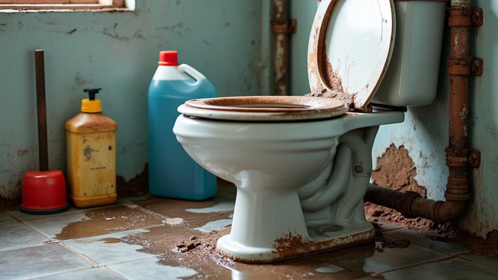 Common toilet-clogging mistakes, such as flushing inappropriate items.